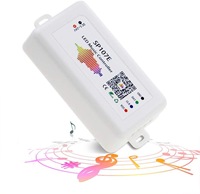 Contrôleur de couleur et de musique pour téléphone portable SP105E/SP107E, variateur de lumière WS2812B 5-24V pour bande LED avec WiFi, portée 30M