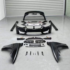 M3 tarzı geniş BMW için gövde kiti F30 M3 vücut kiti 2013-2018 yan etekler egzoz borusu kaput çamurluk Grille bmw f30 geniş bodykit - Product Image 1