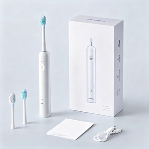 Brosse à dents vibrante sonique, 60 °   Nettoyage par oscillation, stérilisation hautement efficace, verrouillage de voyage portable, plusieurs têtes de brosse - Product Image 2