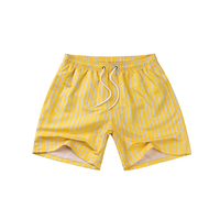 Herenshorts Shark One Plus, modieus, 100% polyester, waterdicht, digitaal bedrukt, multicolor, gestreept, zomerstrandkleding