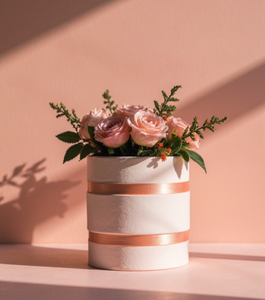 Cilindro de Papel Kraft Redondo para Flores con Estampado para Bodas y San Valentín - Ecológico - Product Image 5