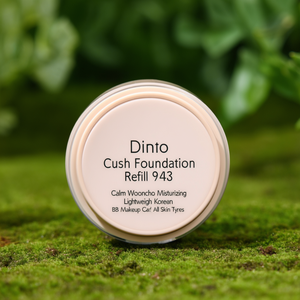 Dinto Cushion Foundation Refill 943 Calm Wooncho Moisturizing Lightweight Korean BB <b>Makeup</b> <b>Compact</b> All Skin Types - Product Image 3