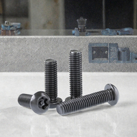 Vis à tête cylindrique ultra-mince à six pans creux métrique M8, classe 10.9 et 12.9