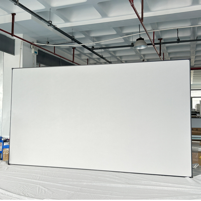 Fixed Frame Projector Display 72 Inch 8mm Narrow Bezel Cost-Effective for Home Living Room Study