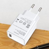 Chargeur mural USB rapide 15W DC 5V 3A Shenzhen Lvxiangyuan, prise KR, KC, écologique