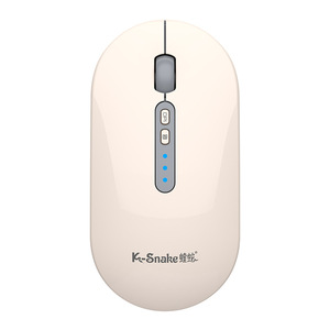 เมาส์ไร้สาย K-Snake BM300 แบบ Dual-Mode เชื่อมต่อได้ทั้งบลูทูธและไร้สาย พร้อมระบบชาร์จเงียบ สำหรับคอมพิวเตอร์ตั้งโต๊ะและแล็ปท็อป - Product Image 1