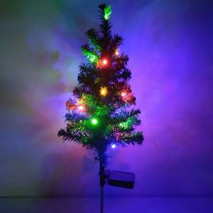 2024 <span class=keywords><strong>TikTok</strong></span> vente chaude arbre de Noël solaire LED arbre solaire lumière fleur jardin lampe décoration de noël - Product Image 1