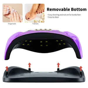 Lampe UV LED professionnelle pour le séchage des ongles, sécheur de vernis gel avec 57/36 LED, lampe à glace pour outils de manucure en salon - Product Image 5