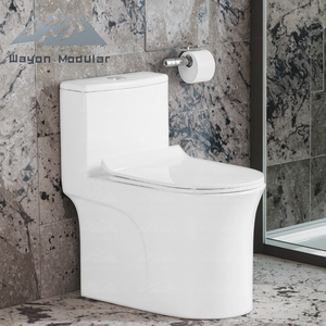 โถสุขภัณฑ์แบบชิ้นเดียว ไวออน โมเดิร์น ไวท์ ระบบไซฟอน รุ่น 1280C เซรามิก ได้รับการรับรองมาตรฐาน CE CUPC SASO รุ่น WW-ZBQ - Product Image 6