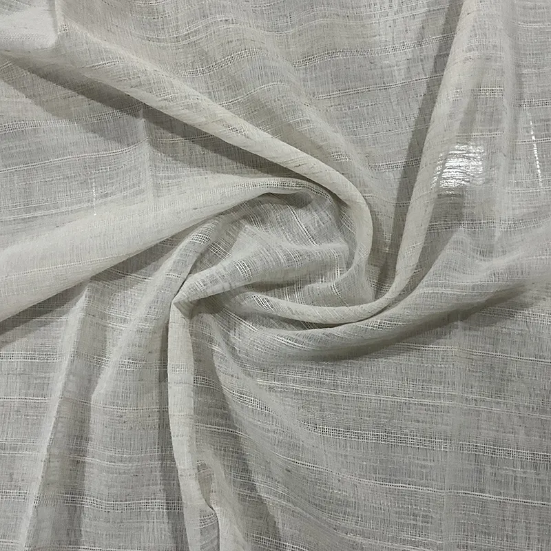 Chất lượng cao tự nhiên Linen rèm cửa Linen rèm vải các nhà sản xuất Sheer rèm vải Linen Đối với trang chủ