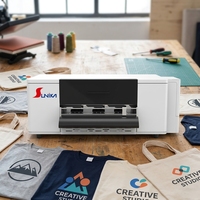 Imprimante DTF Sunika F1080 30CM entièrement automatique pour T-shirts, machine d'impression intelligente avec agitateur de poudre pour film de transfert CMYKW