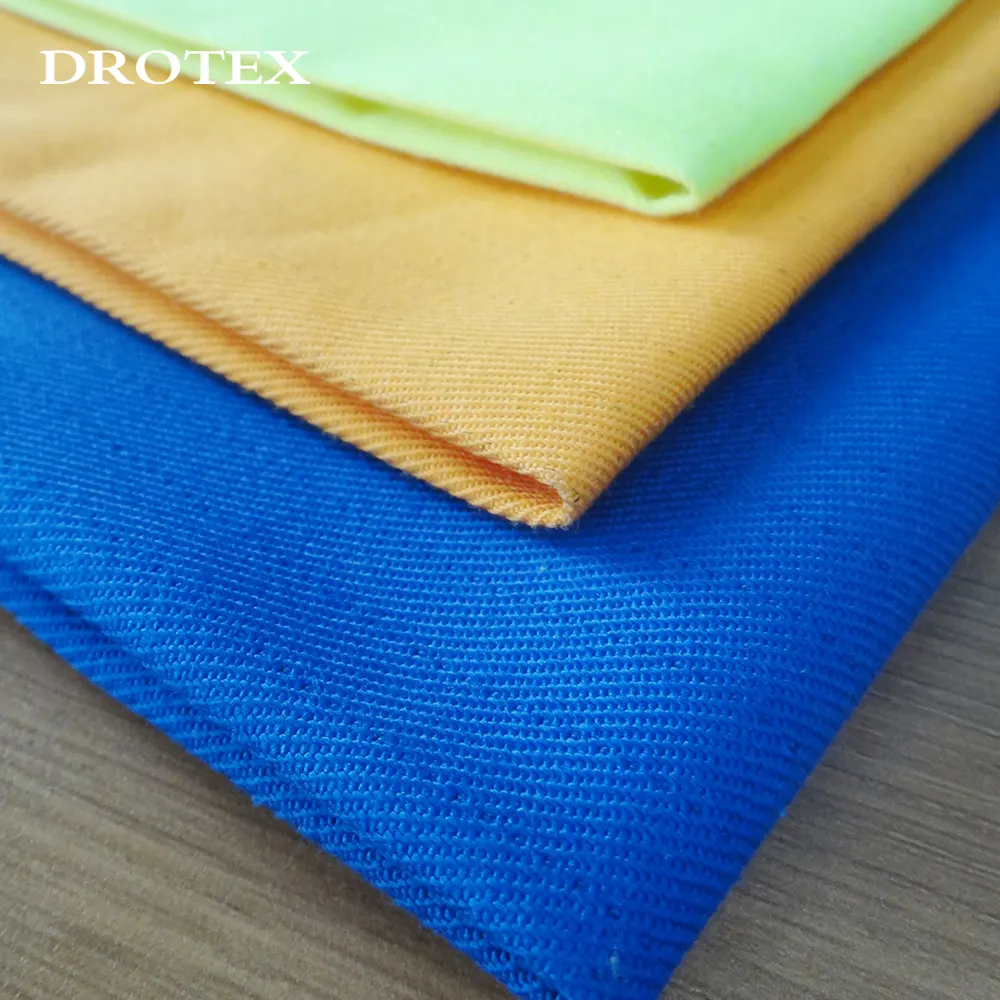 Custom Uniform Fireproof Fabric Wool Modacrylic Cellulose Nylon 2/1 Twill 330gsm Fabric