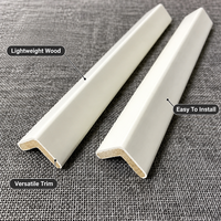 Petites moulures en bois, moulures en pin naturel, bandes de moulures sur mesure pour la décoration des murs et plafonds intérieurs