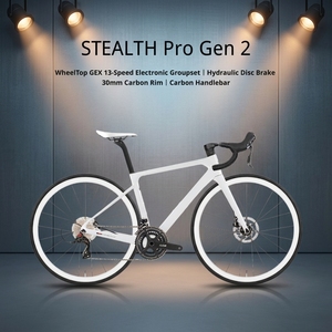 Juego de Ruedas Aero 700C de 2.ª Generación con Cambio Electrónico Inalámbrico de 13 Velocidades y Frenos de Disco Hidráulicos para Bicicleta Profesional - Product Image 1