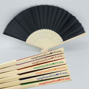 Floral Design <b>Hand</b> Fan <b>Made</b> From Bamboo Elegant Craftwork - Product Image 3