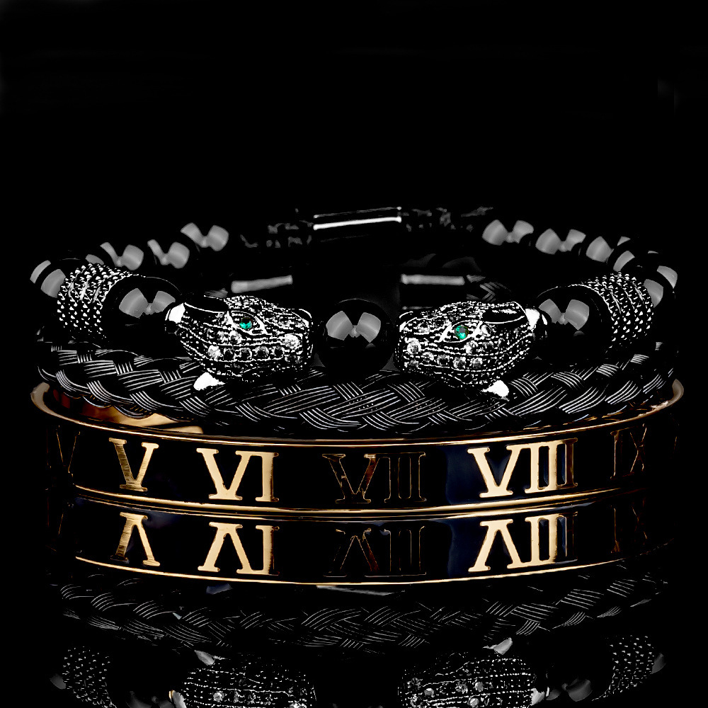 Testa di leopardo nero bianco diamante goccia d'olio romana nu
