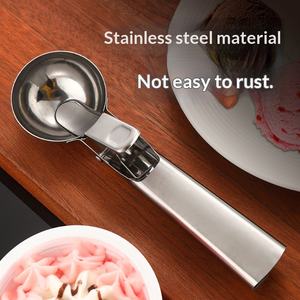 Cuchara para Hielo de Acero Inoxidable de Doble Uso Marca LM, Modelo LM01, Utensilios de Cocina Multifuncionales para Frutas, Venta al Por Mayor - Product Image 2