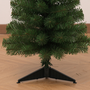 New Arrival Flat-Tip Solid PVC <b>Tabletop</b> Christmas <b>Tree</b> with Plastic Base, Xmas Decoration for Living Room & Bedroom - Product Image 5