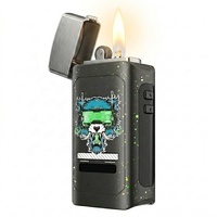 Briquet Électrique USB Authentique en Gros, Accessoires Fumeurs, MOQ 10 Pièces, Capacité 16ml, Briquet à Cigarettes en Métal Aluminium 60k 30k