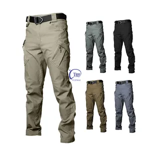 YUEMAI Camo Ripstop Water Resistant 35% Cotton65% Polyester Outdoor Hiking Trouser Work Pants For Men