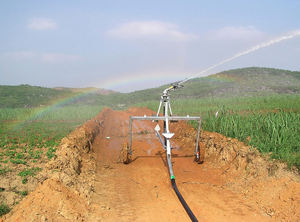 Arroseur <span class=keywords><strong>à</strong></span> percussion en métal de 2 ''avec alliage d'aluminium et laiton Pistolet de pluie de 3 pouces, <span class=keywords><strong>raccord</strong></span> de tuyau et bride de tuyau de 4 pouces - Product Image 6