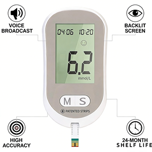 AAA Battery 2025 <strong>Medical</strong> <strong>Supplies</strong> Sugar <strong>Diabetes</strong> Blood Sugar <strong>Test</strong> Kit Blood Sugar Glucose Meter With <strong>Test</strong> Strips Lancet - Product Image 6