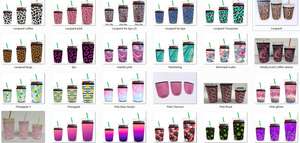 Neopren Stoff Iced Sleeve Kaffee Langlebiger Kaffeetasse halter für 32 Unzen - Product Image 6