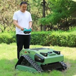 Cortadora de Césped Robótica con Control Remoto, Cero Giro, con Orugas de Goma Agrícolas, Certificación CE y EPA, Envío Gratis, Modelo LM500 - Product Image 2