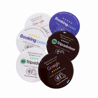 Plaque de signalisation NFC en PVC pour avis Google, impression personnalisée, autocollant pour avis Google, plaque QR Facebook