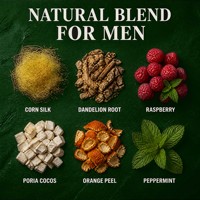 Tisane aux herbes Jiaoming pour la prostate, thé de soutien et de soin de la prostate pour la santé de la prostate, suppléments de thé pour la santé masculine