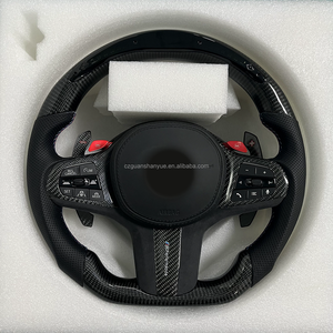 Volant sport en cuir avec écran LED, fibre de carbone, pour Mercedes Benz C217 W209/W204/W205/W206/W207 Coupé <span class=keywords><strong>C63s</strong></span> C63 - Product Image 3