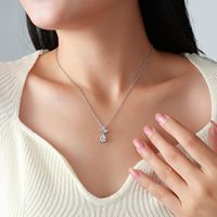 Collier en argent S925 avec moissanite, style forêt, en forme de feuille, goutte d'eau, chaîne de clavicule haut de gamme, luxe léger