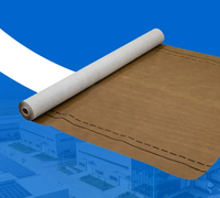 Membrane de toiture hydrofuge/respirante en feutre - 1,5 m x 50 m avec certification CE