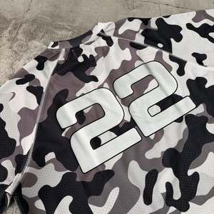 Custom logo Camo Mesh Tee Shirt <b>Polyester</b> Jersey t Shirt for Men Summer Quick Dry Camouflage <b>Tshirt</b> - Product Image 3