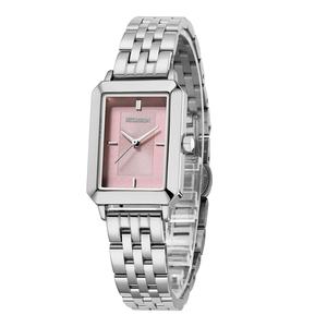 2025 New Trend Rectangle <b>Women's</b> <b>Watch</b> Customize Dial 316L Stainless Steel Wristwatch Japense Movement Quartz <b>Watch</b> - Product Image 4
