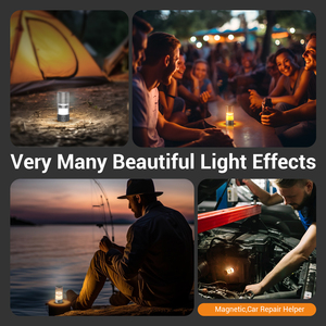 Lampe de nuit LED à piles Lumière ambiante à intensité variable avec aide au sommeil réglable en luminosité et température de couleur - Product Image 6