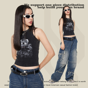 Camiseta sin mangas ajustada estilo retro Spice Girls para mujer, novedades de verano 2024 - Product Image 2