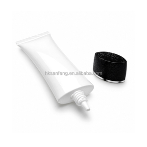 Tube cosmétique en plastique blanc avec bouchon à vis pour produits de beauté, crème BB, tube de crème solaire - Product Image 4