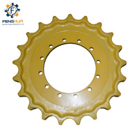 Pièces de train motric pour excavatrices FENGHUA PC1250/PC1250-7/PC1250-8, compatibles avec PC300/PC350/PC400/PC450/PC650/PC750/PC800 (Jaune)