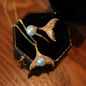 Accessoires en argent S925 pour la création de bijoux, plateau vide pour perles, pendentif de style queue, boucle d'oreille 9226, pendentifs et breloques en cristal de style tendance pour bijoux - Product Image 1