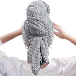 Gris Premium-<span class=keywords><strong>Serviette</strong></span> en <span class=keywords><strong>microfibre</strong></span> à séchage rapide ultra absorbante, douce et confortable pour <span class=keywords><strong>cheveux</strong></span> <span class=keywords><strong>crépus</strong></span> - Product Image 1