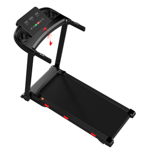 Equipo de Fitness Plegable de Fábrica YUNPAO, Cinta de Correr para el Hogar con Sensor de Pulso Manual, <span class=keywords><strong>Peso</strong></span> Máximo del Usuario 120 kg, para Gimnasio en Casa - Product Image 2