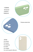 Lovebay — coque antichoc en Silicone, étui souple de haute qualité pour iPhone, Samsung, Xiaomi et Oneplus, 1.5mm