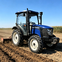 Tractor Lovol 804 de Segunda Mano, Tracción en las Cuatro Ruedas, 80 Caballos de Fuerza, Motor Diésel de 4 Cilindros Weichai/Quanchai, Caja de Cambios de Baja Potencia