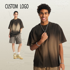 T-shirts pour hommes en coton 100% de haute qualité, t-shirts surdimensionnés, impression personnalisée de t-shirts - Product Image 3