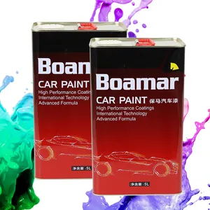 Boamar快干4:1 2:1 2k汽车修补漆透明涂层清漆汽车油漆涂层