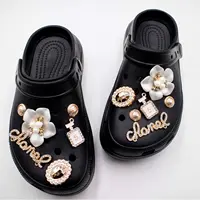 Retro Rhinestone Croc Charms Designer DIY Metal Pearl Shoe Decoration Clogs  Kids Women Girls Boys Gifts Charm for CROC JIBS - AliExpress