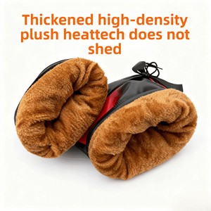 Guanti e Muffole da <span class=keywords><strong>Moto</strong></span> Unisex di Alta Qualità, Design Oversize e Ispessito, Impermeabili, Scaldamani Invernali - Product Image 3