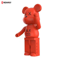 Altavoz Bluetooth Inalámbrico Portátil con Forma de Oso Violento, Mini Subwoofer Decorativo para Escritorio, Regalo Creativo
