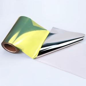 สติกเกอร์ PET สีทองเงาแบบม้วน ฉลากกาวแบบกำหนดเอง ฉลากกันน้ำสำหรับเครื่องพิมพ์อิงค์เจ็ท - Product Image 4